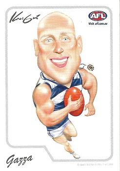 2010 Select Herald Sun AFL - All Star Caricatures #NNO Gary Ablett Jr. Front